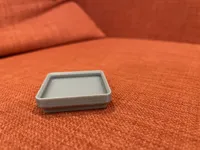Gridfinity Bin No Labels: height 1 unit (11 mm)