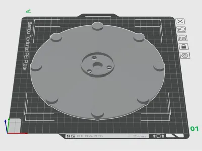 Extended Plate for Parkside PMRA 20-Li B2 Robot