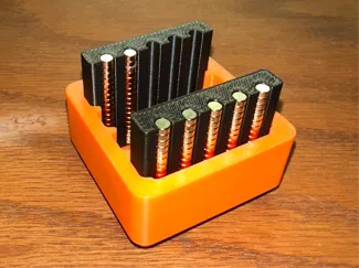 Optimized Gridfinity Magnet Holder - 3mm Cartridge