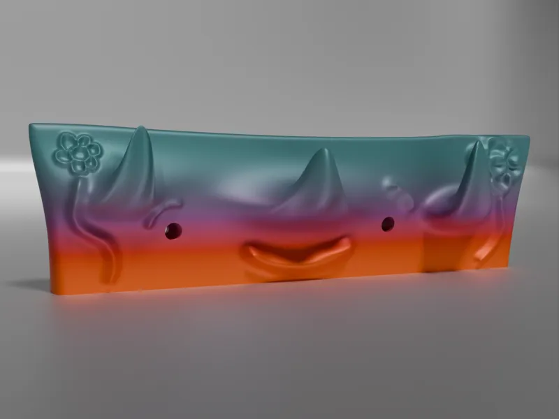 Funky wall hooks