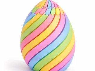 Rainbow Twist Sculpture