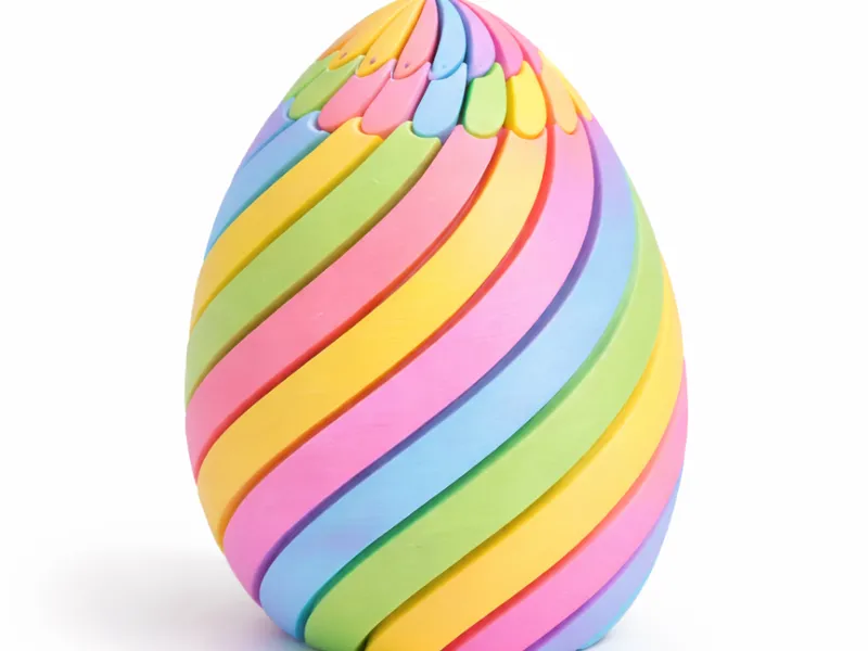 Rainbow Twist Sculpture
