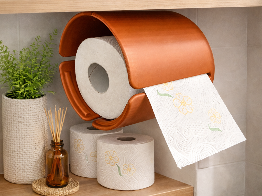 Stylischer Toilettenpapierhalter – Clean Design