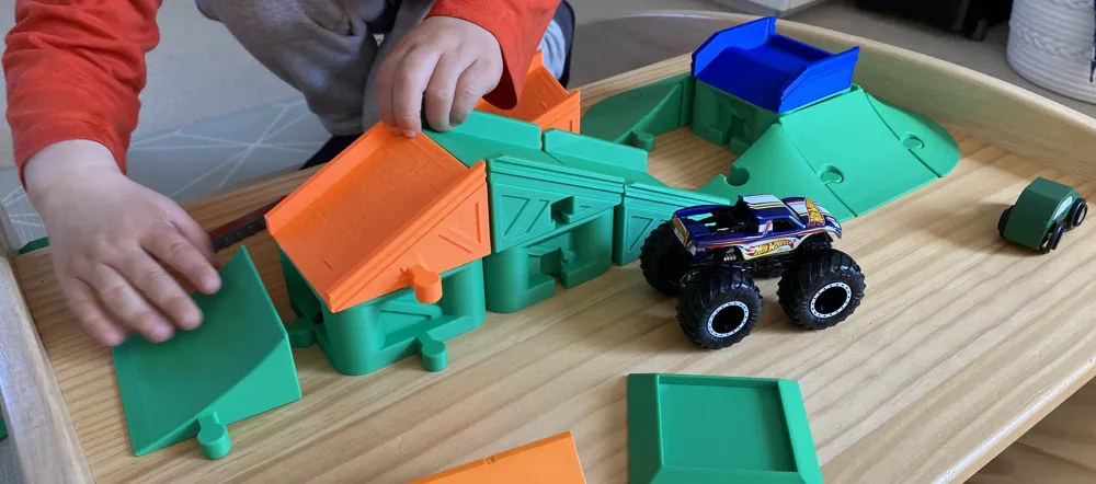 Modular Monstrosity Modular Monster Truck Stunt Ramp Set - 1:64 Scale - Free 3D Print Model ...