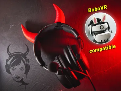 Devil Horns for Headphones Quest3
