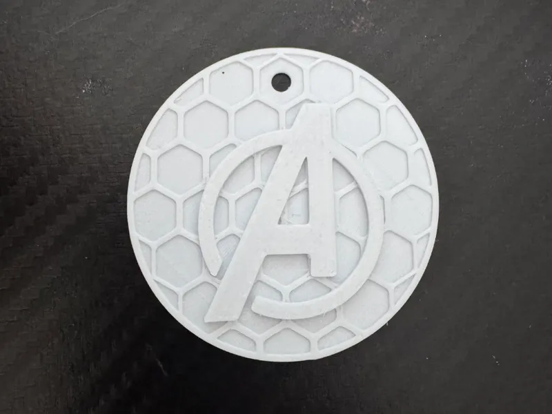 Avengers Logo Honeycomb Keychain