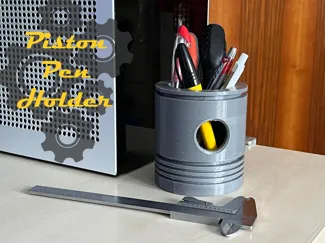 Piston penholder