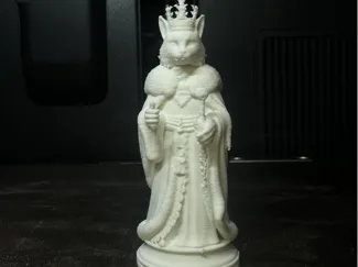 Schachfigur Katzenkönig