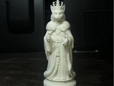 Chess Piece Cat King