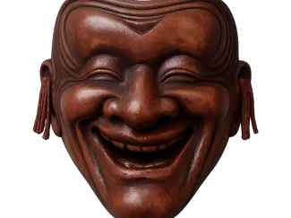 Japanese Okina mask