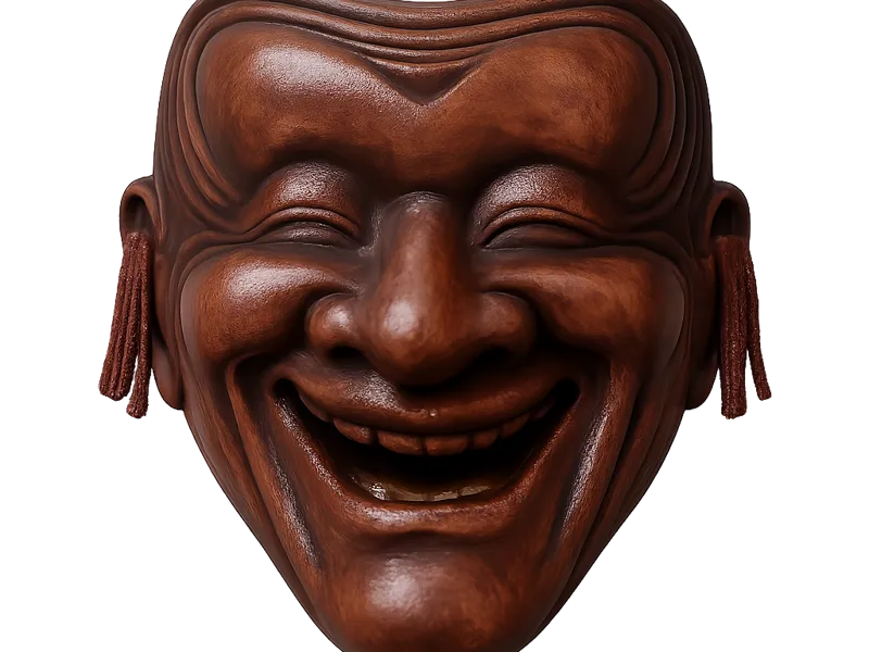 Japanese Okina mask