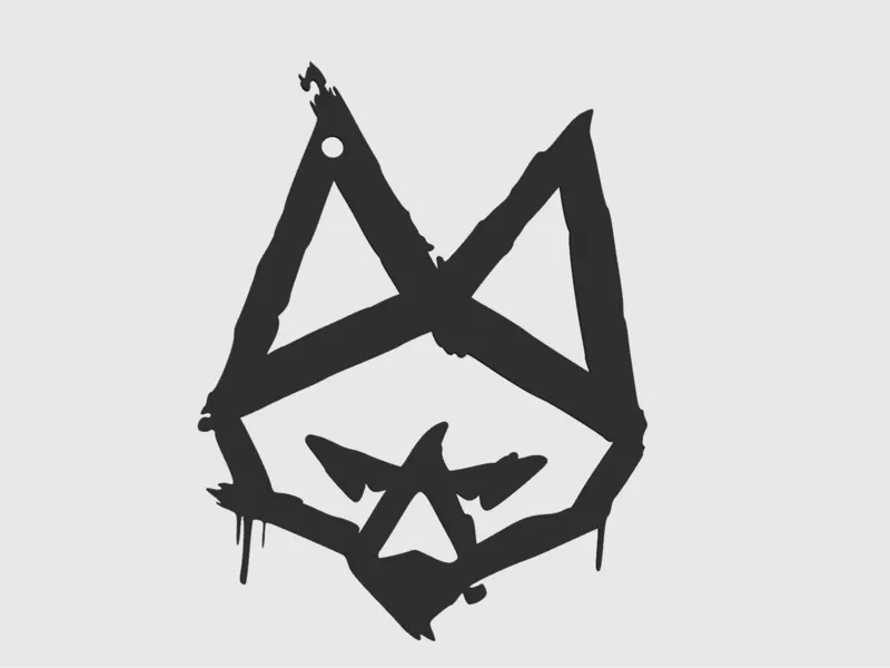 Antifuchs keychain