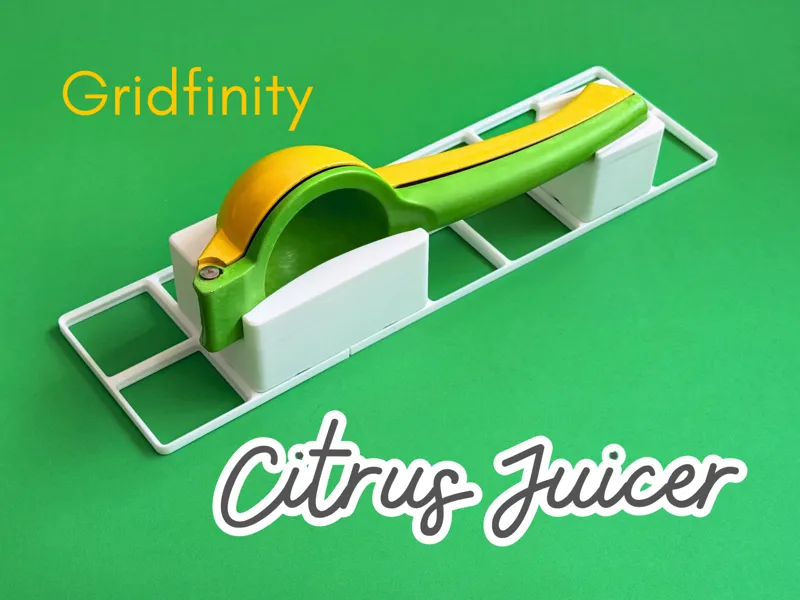 Gridfinity for citrus juicer