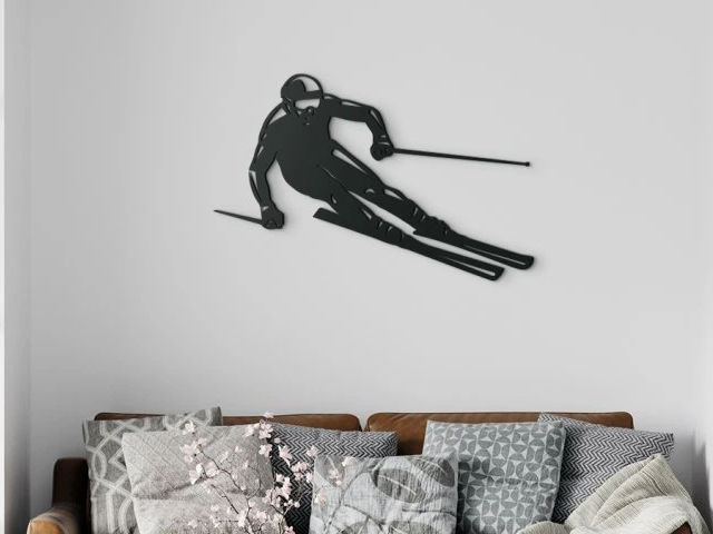 Skier Wall Art