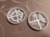 0.2mm layer, 2 walls, 15% infill, ironing