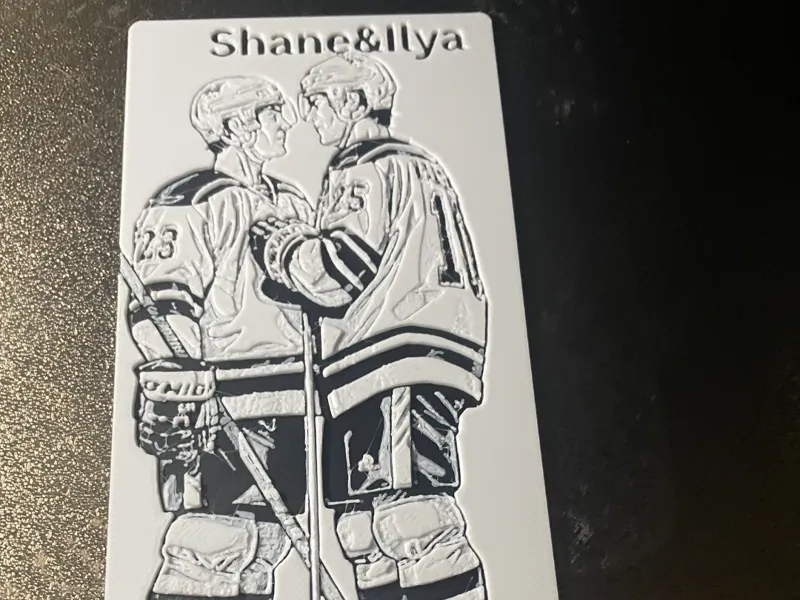 Eishockey Bookmark