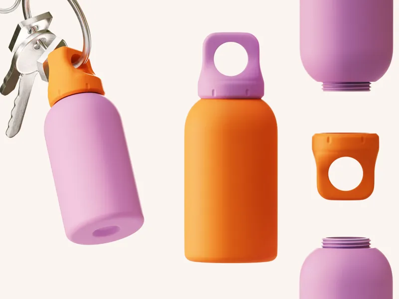 Threaded Container Flask