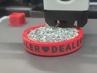 hollow for weights - 0.2mm layer, 2 walls, 15% infill