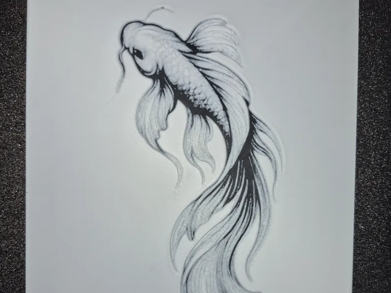 Graceful Koi