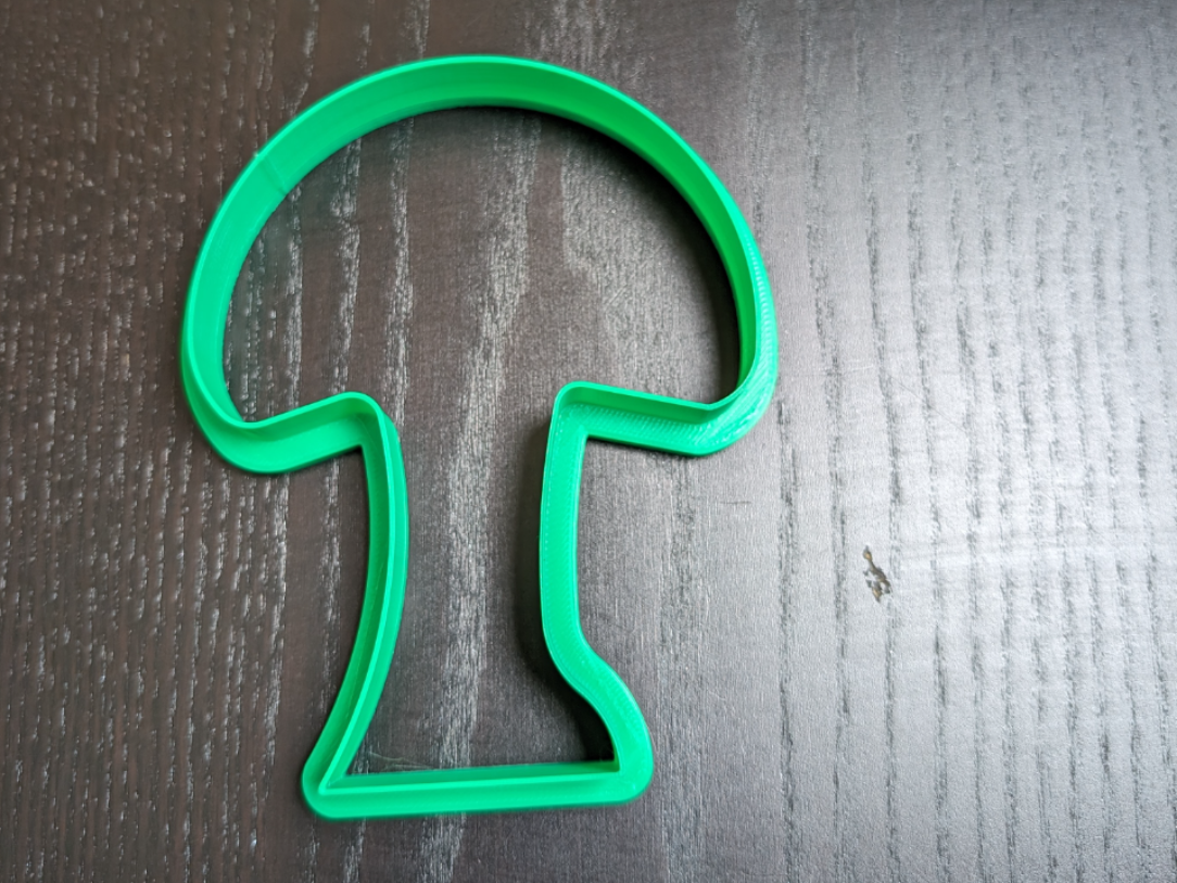 Mushroom Bubble Top Medium Stalk Cookie Cutter