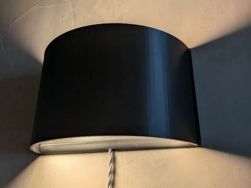 Moderne E37 Wandlampe