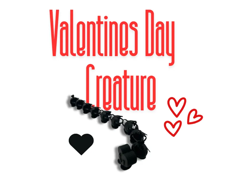 Valentines Day Articulated Creature