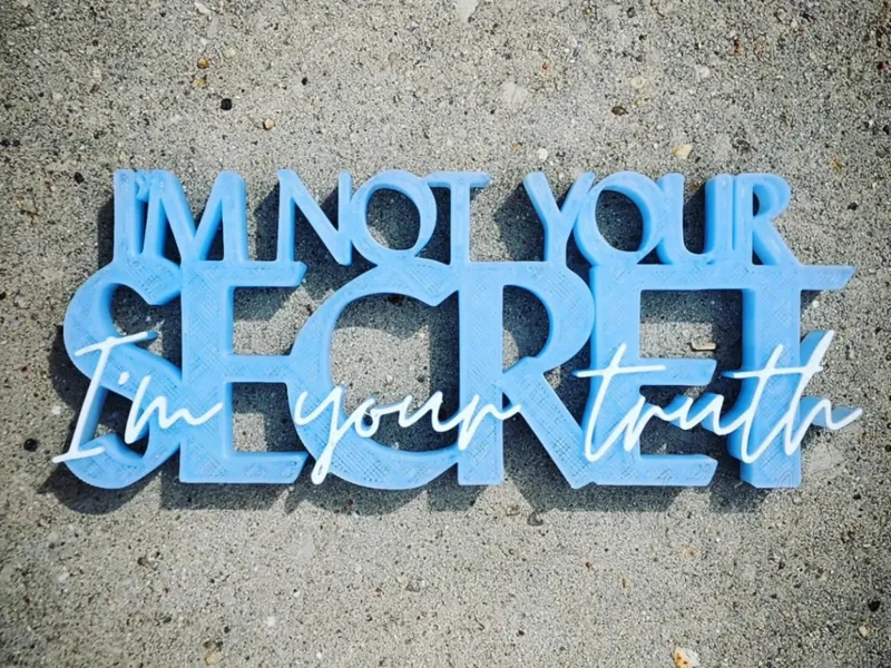 "I'm Your Truth" Shelf Sign