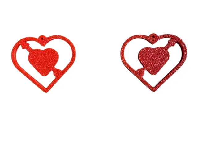 Heart earrings
