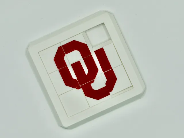 Oklahoma Sooners Sliding Tile Puzzle