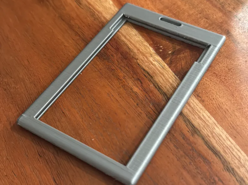 Vertical ID holder