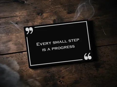 Empower Card - Every small step is a progress