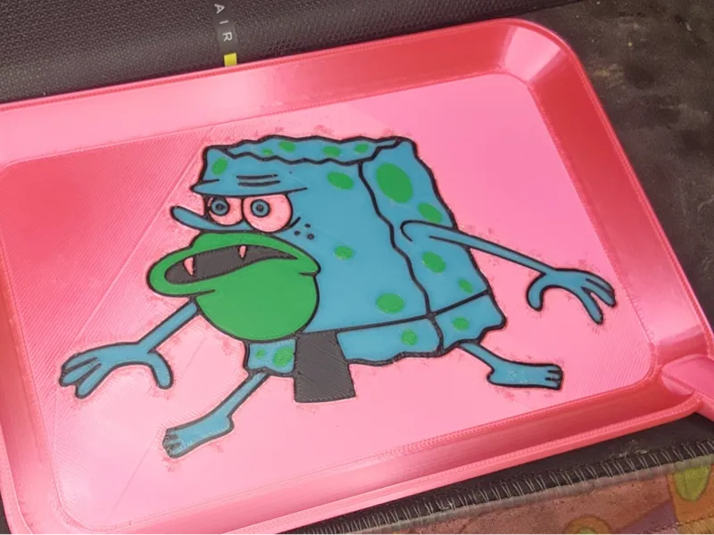 Prehistoric Sponge Rolling Tray