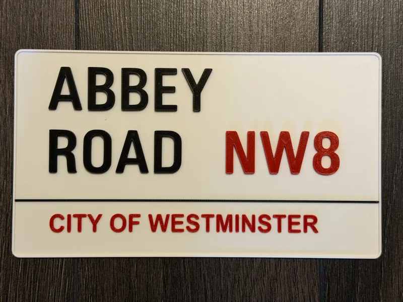 Abbey Road street sign