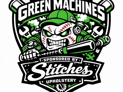 the green machines baseball chain