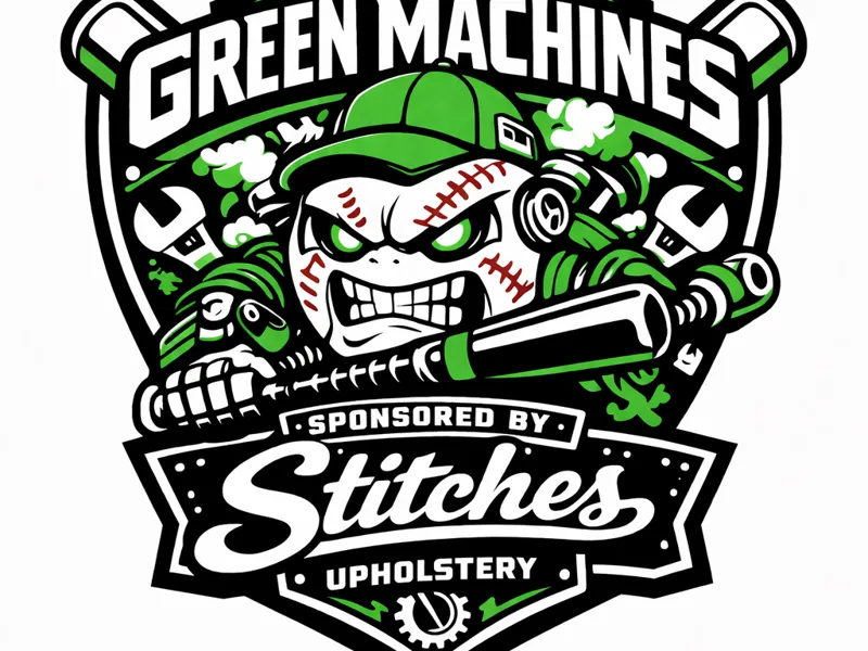 the green machines baseball chain