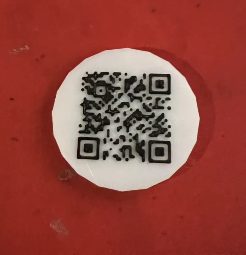 Funny QR Code Coin 