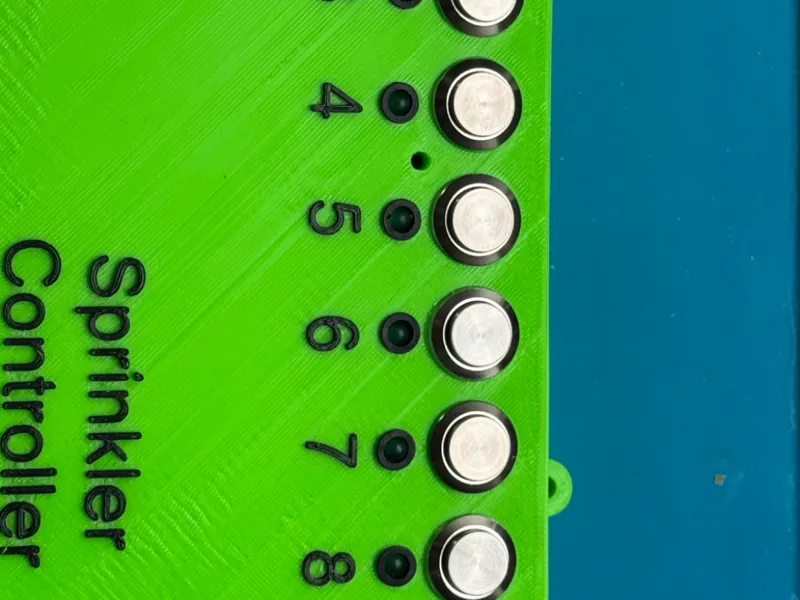 Sprinkler Controller ESP32 8 relay HomeAssistant