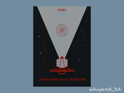 JWST poster hueforge
