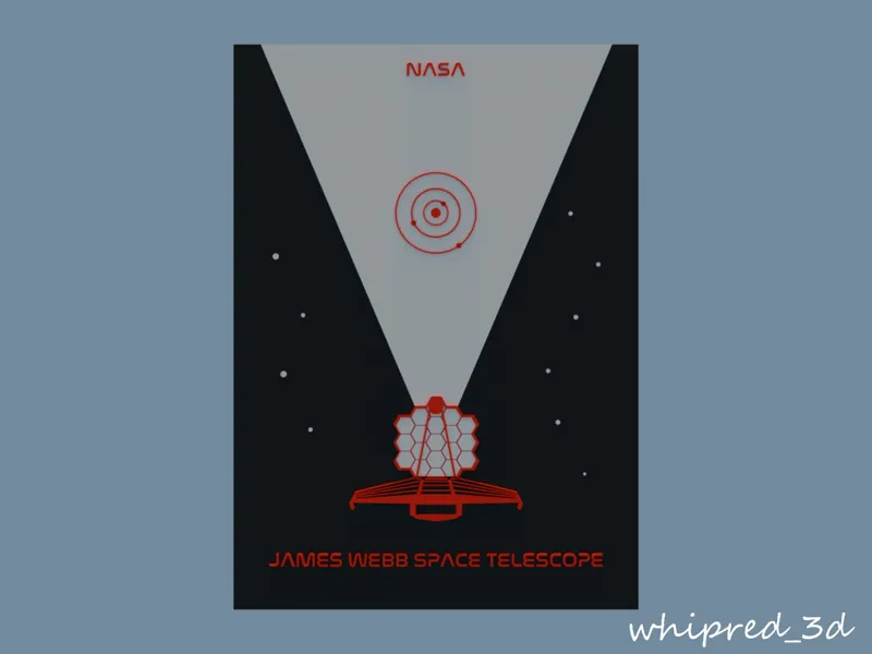 JWST poster hueforge