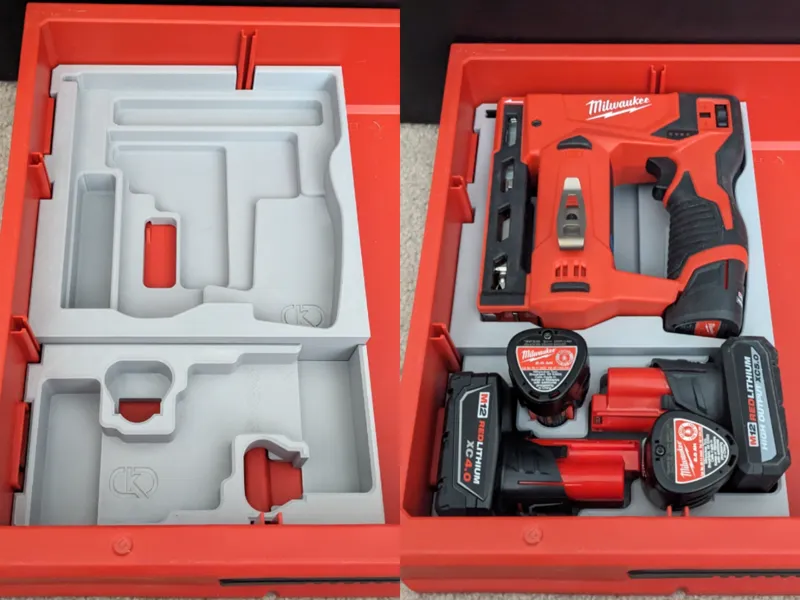 3 Drawer Bottom Left Third 4 Slot Battery Holder