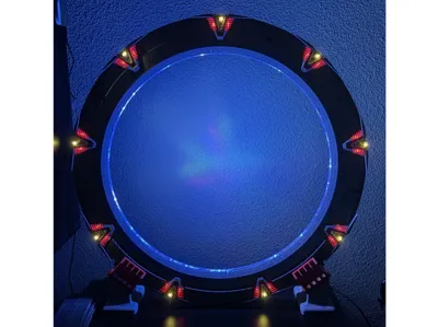 Wormhole light inside the Martin's 80cm Stargate