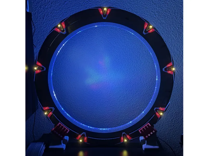 Wormhole light inside the Martin's 80cm Stargate