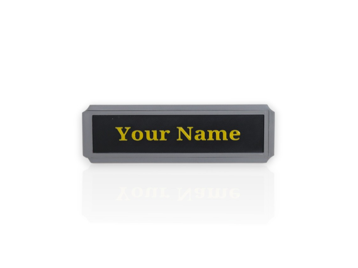 Minimalistic Name Plate