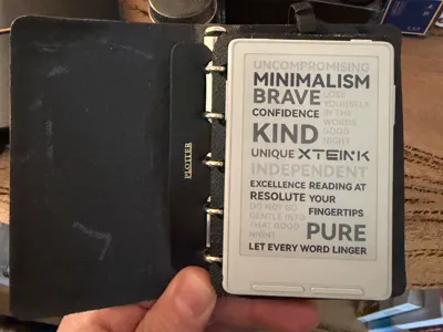 Xteink X3 insert for Plotter A6