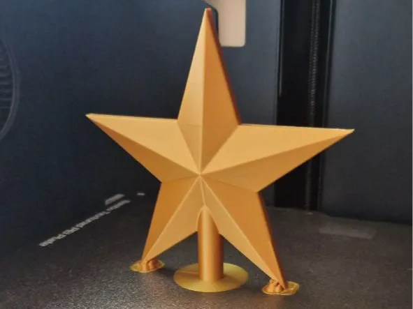Xmas tree star top