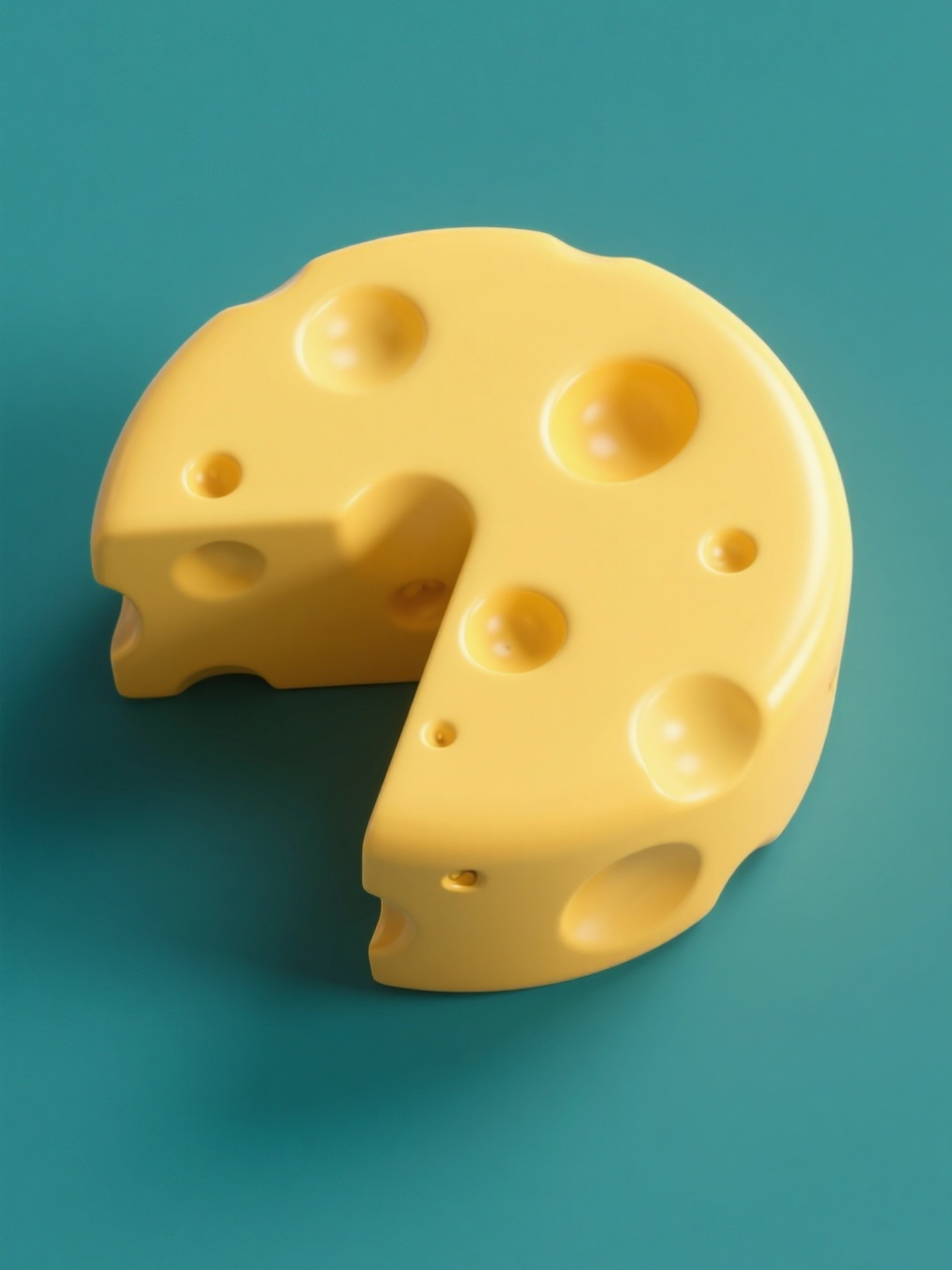 Miniatura 2 do modelo 3D 磁吸奶酪冰箱贴便签贴