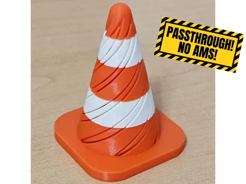 Passthrough Traffic Cone Fidget (+200% size)