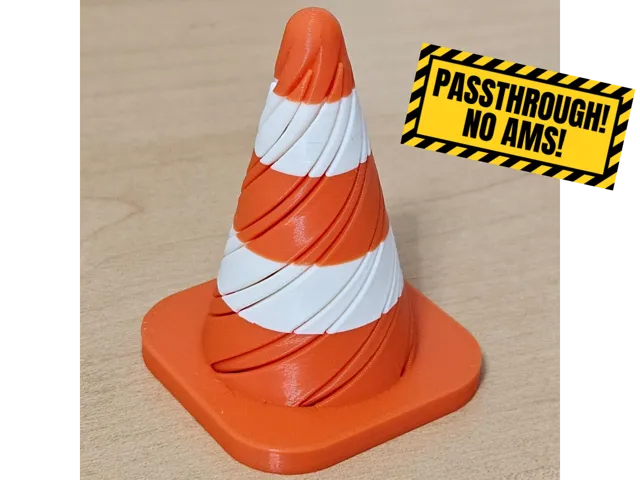 Passthrough Traffic Cone Fidget (+200% size)