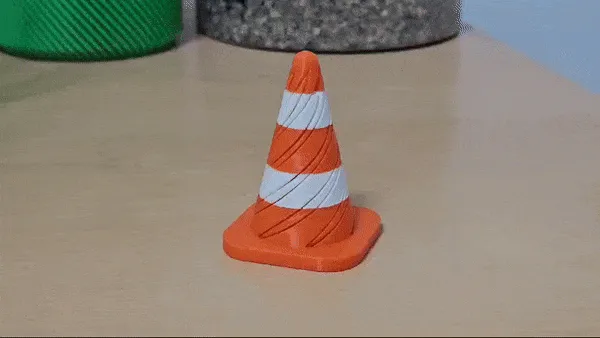 Passthrough Traffic Cone Fidget (+200% size) view 2