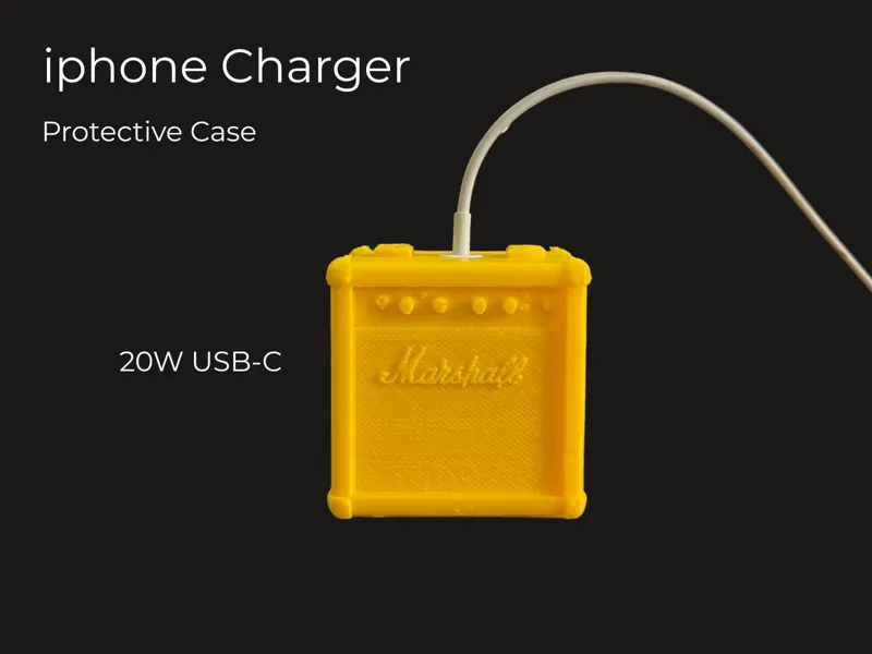 Iphone Charger cover/case. (Marshall Mini Amp)